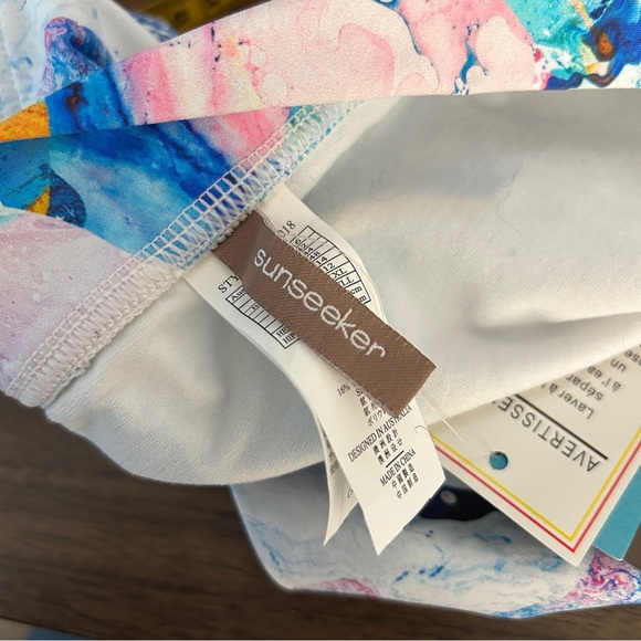 Colorful Abstract Kids Bikini Bottom Youth Girl 14 NWT - Picture 5 of 8